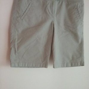 Ann Taylor Womens Signature Fit Tan Casual Capri Shorts